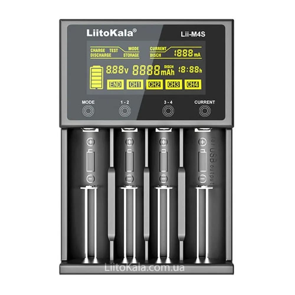 Зарядний пристрій LiitoKala Lii-M4S - зображення 1