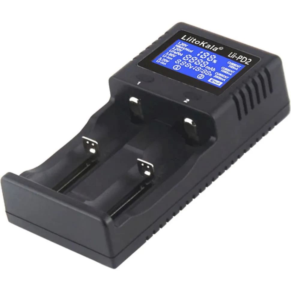 Зарядний пристрій Liitokala Lii-PD2+car EU charger - зображення 1