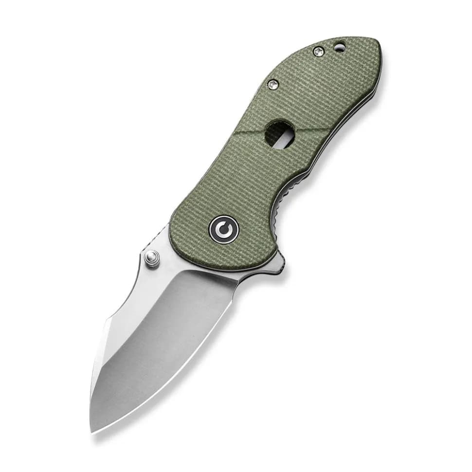 Ніж складаний кишеньковий Civivi Gordo, (6.4 см) D2 / Micarta оливковий - зображення 1