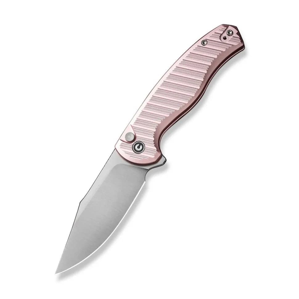 Ніж складаний туристичний Civivi Stormhowl, (8.4 см) Nitro-V / Aluminum рожевий - зображення 1