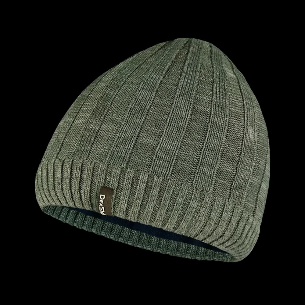 Водонепроникна шапка Dexshell Heathered Rib Knit Beanie, onesize (56-58 см), хакі - зображення 1