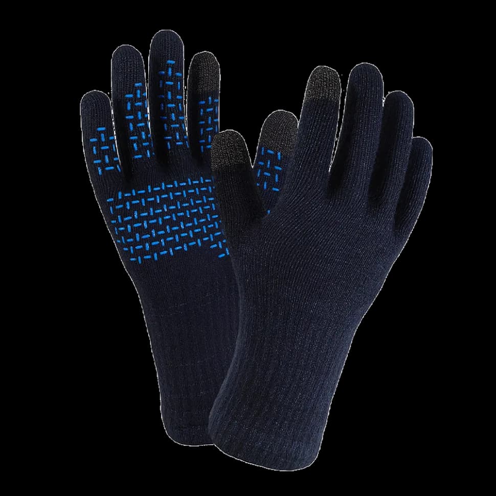Рукавички водонепроникні Dexshell ThermFit 3.0 Gloves, темно-блакитні, розмір L - зображення 1