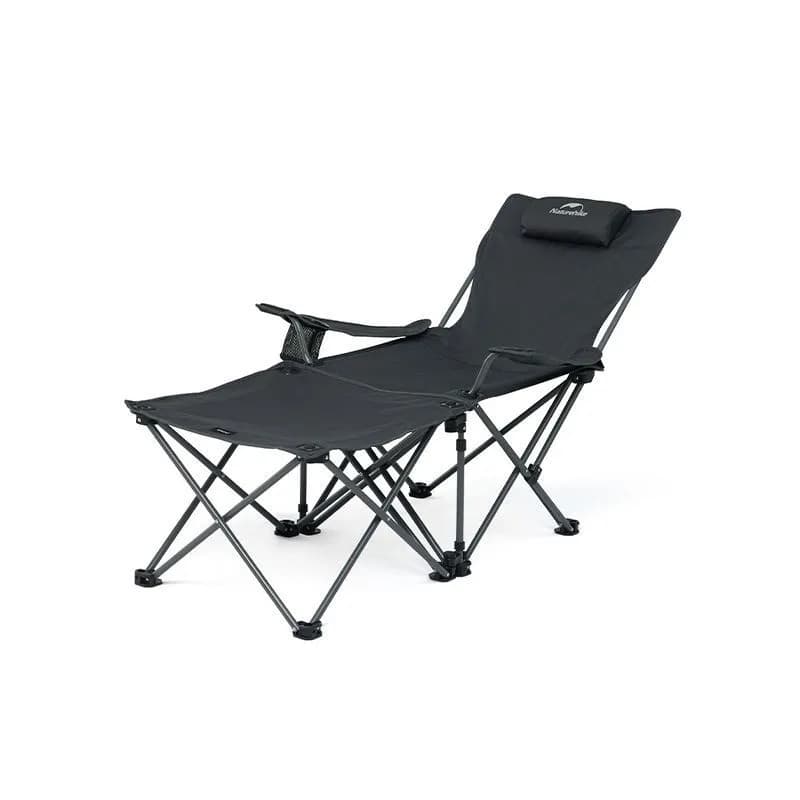 Крісло складане Naturehike CNK2350JJ011, алюміній, чорний - зображення 1