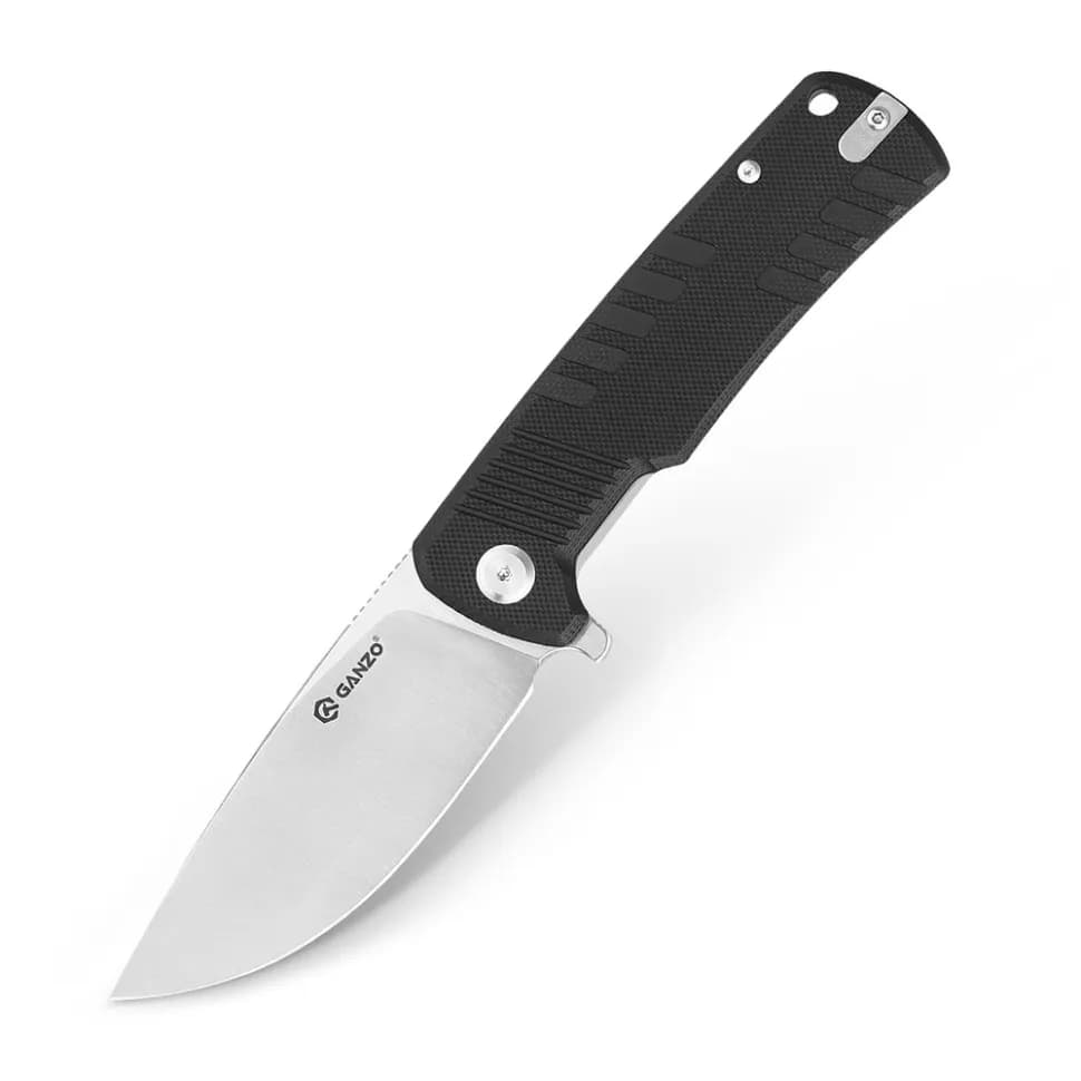 Ніж складаний туристичний Ganzo G769 (9 см) D2 / G10 чорний - зображення 1