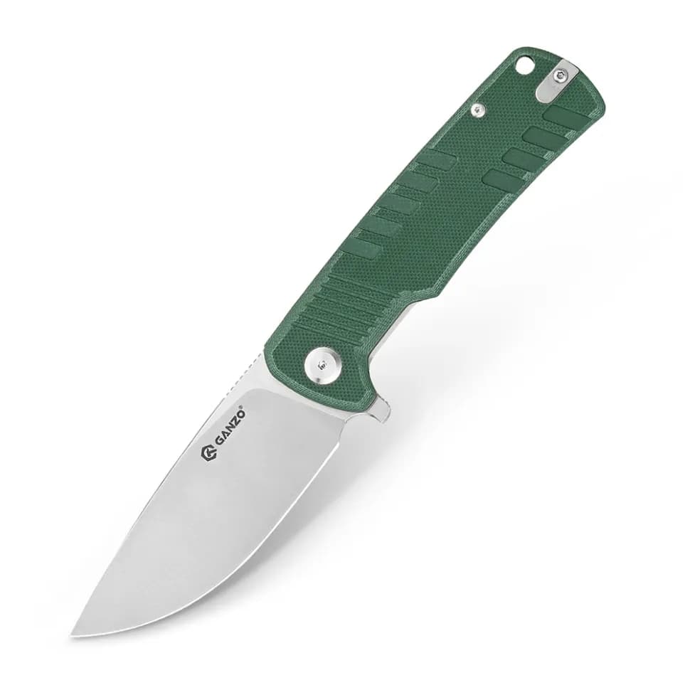 Ніж складаний туристичний Ganzo G769 (9 см) D2 / G10 зелений - зображення 1