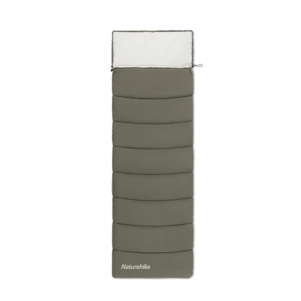 Спальник з капюшоном Naturehike LD250 CNK2300SD016, темно-зелений - зображення 1