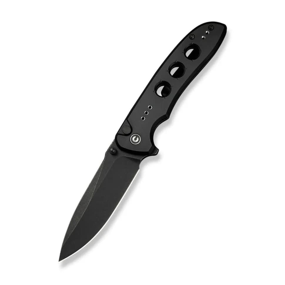 Ніж складаний туристичний Civivi Hyperpulse, (8.9 см) 14C28N / Aluminum чорний - зображення 1