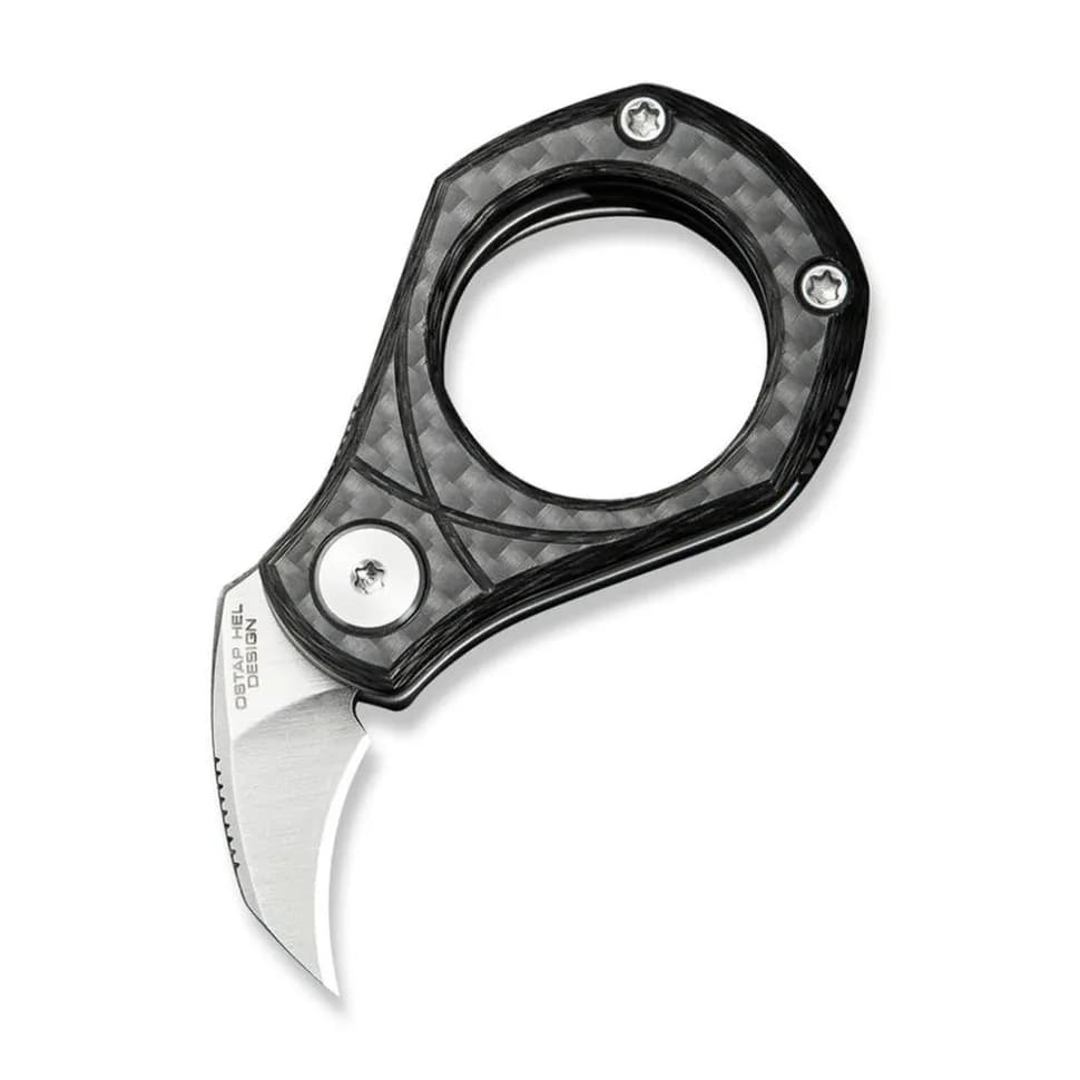Ніж складаний кишеньковий Civivi Pyrus, (1.6 см) 14C28N / Carbon Fiber темно-сірий - зображення 1