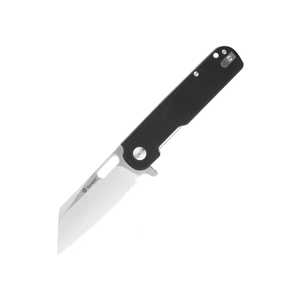 Ніж складаний туристичний Ganzo G770 (8.8 см) D2 / G10 чорний - зображення 1