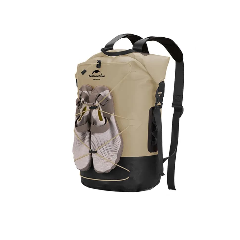 Рюкзак водонепроникний Naturehike NH21FSB04, 20л, бежевий - зображення 1