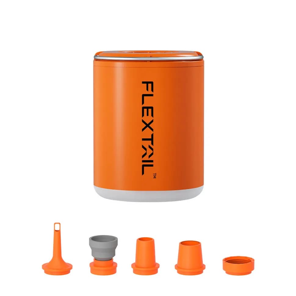 Насос-ліхтар кемпінговий Flextail Tiny Pump 2X, помаранчевий - зображення 1