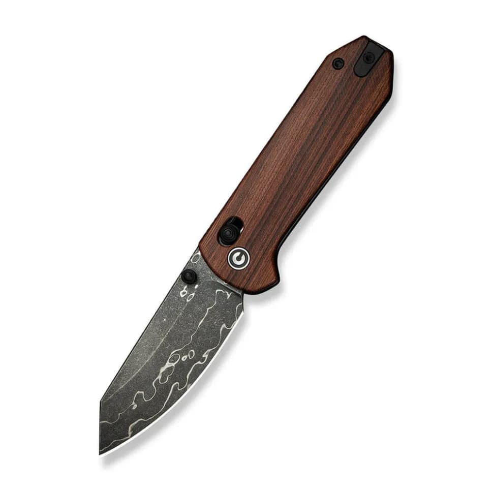 Ніж складаний кишеньковий Civivi Yonder, (7.3 см) Damascus / Guibourtia Wood - зображення 1