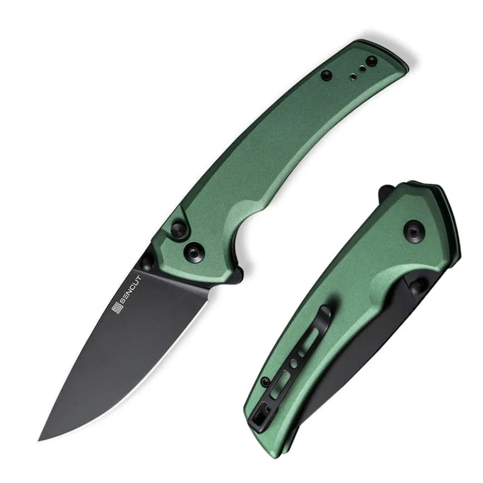 Ніж складаний туристичний Sencut Serene, (8.8 см) D2 / Aluminum зелений - зображення 1