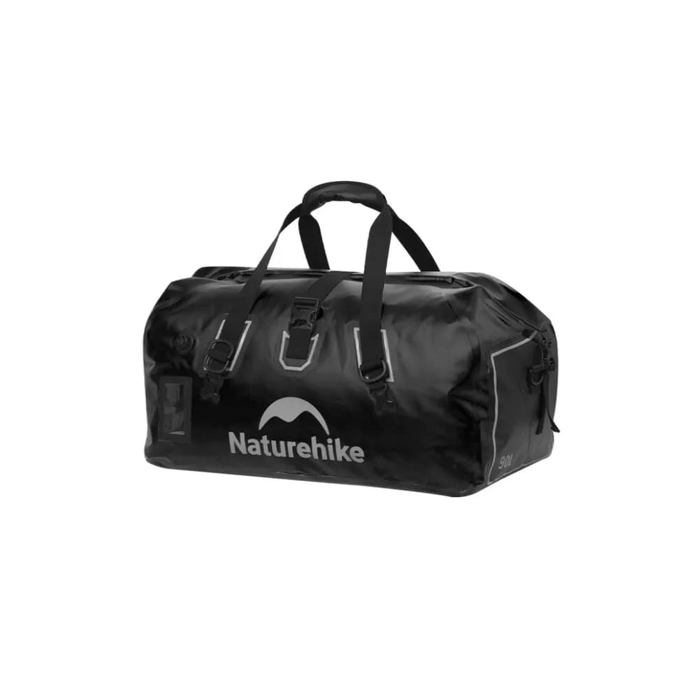 Водонепроникна дорожня сумка Naturehike CNK2450XB015, 90 л, чорна - зображення 1