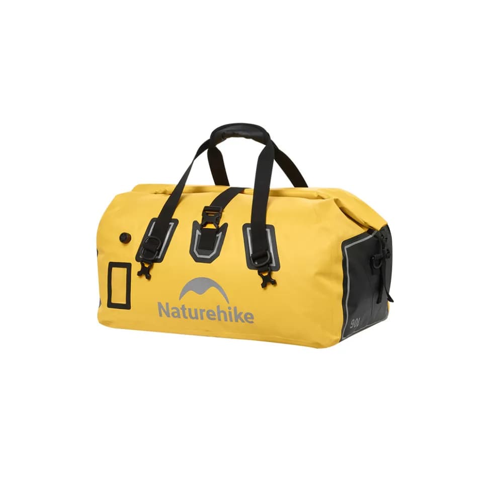 Водонепроникна дорожня сумка Naturehike CNK2450XB015, 90 л, жовта - зображення 1