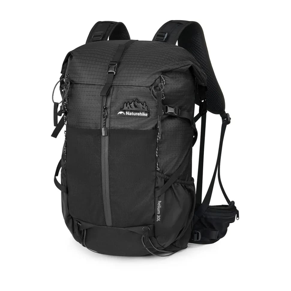 Рюкзак туристичний Naturehike Helium CNK2300016, 30+5 л, чорний - зображення 1