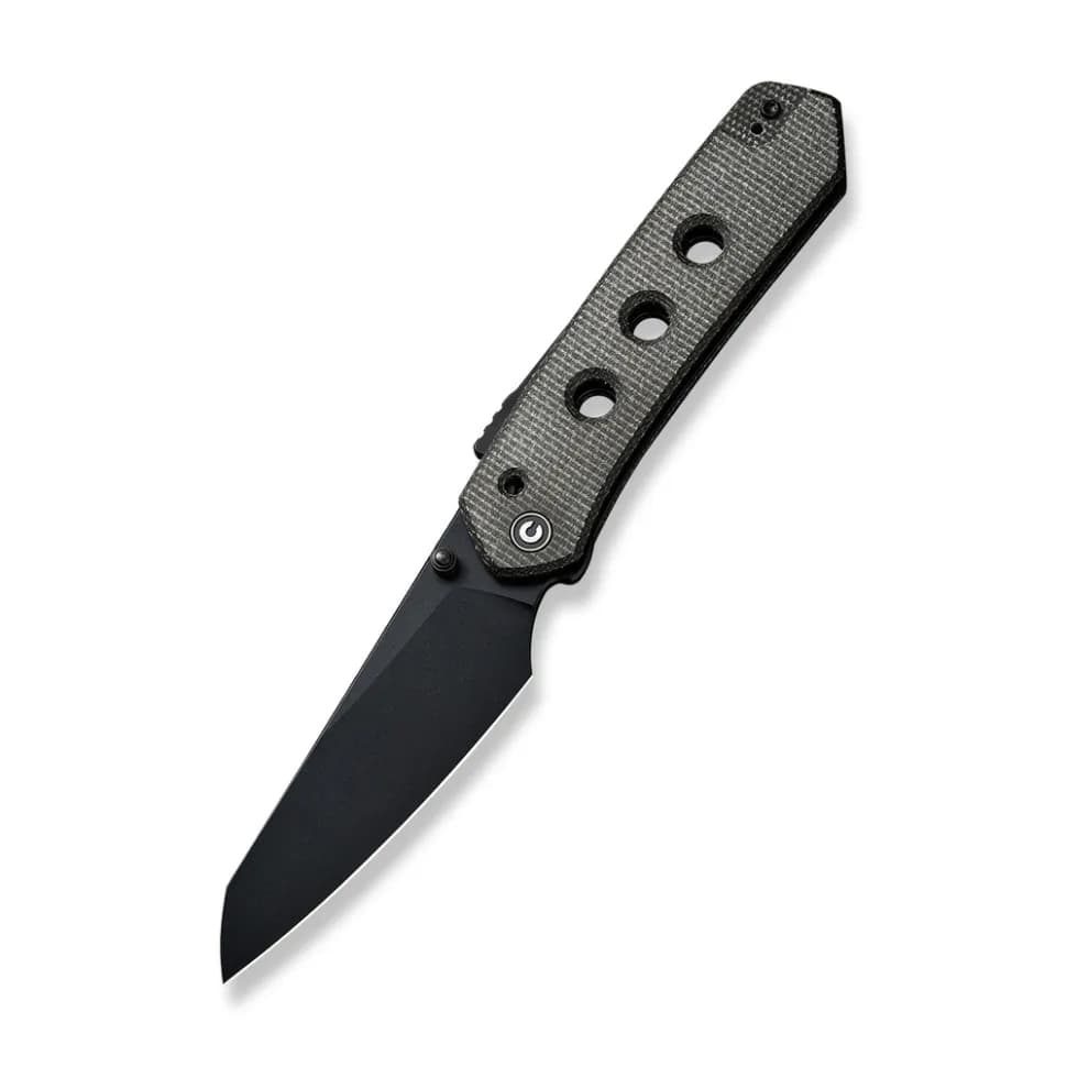 Ніж складаний туристичний Civivi Vision FG, (8.9 см) Nitro-V / Micarta темно-сірий - зображення 1