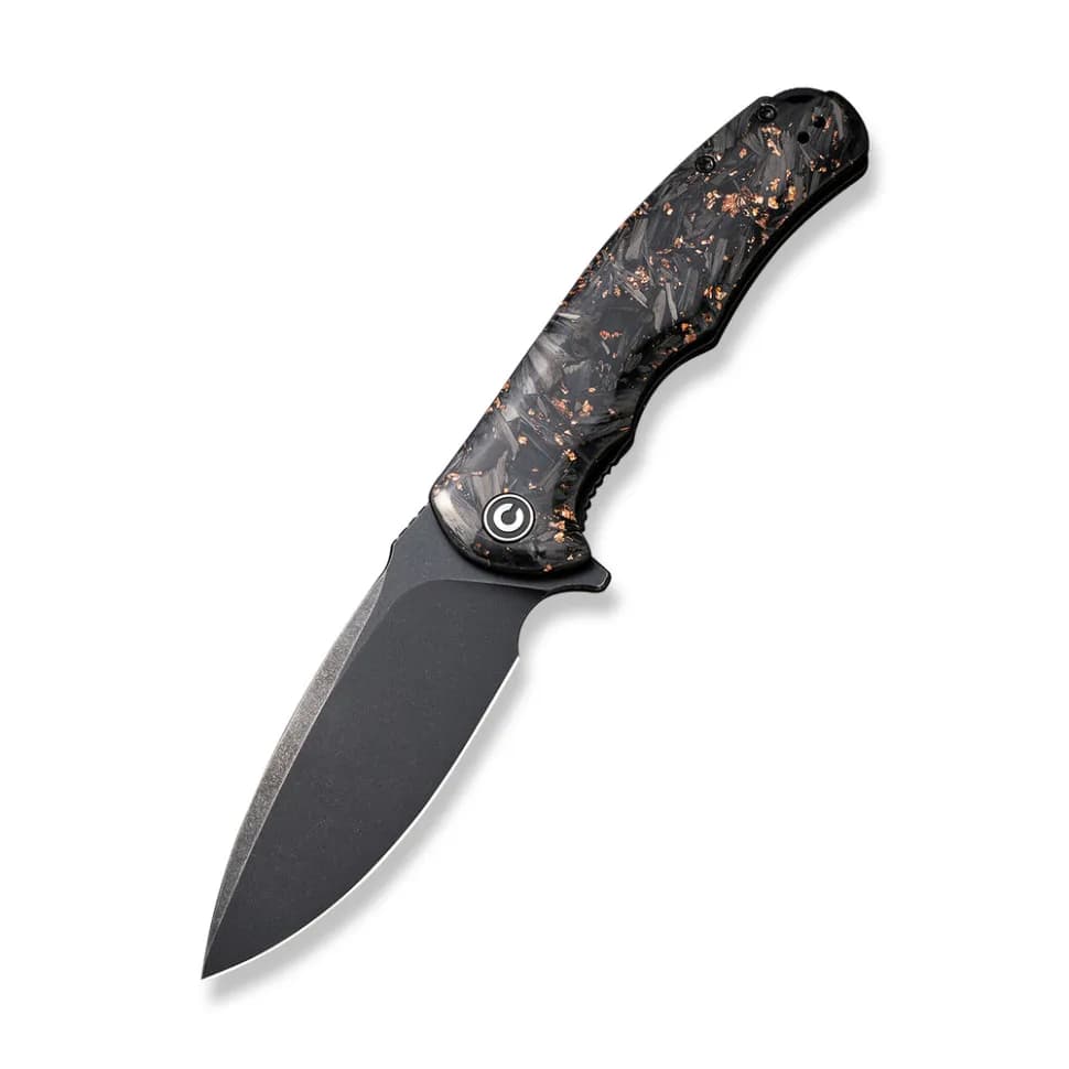 Ніж складаний туристичний Civivi Praxis, (9.5 см) 9Cr18MoV / Carbon Fiber & Resin - зображення 1