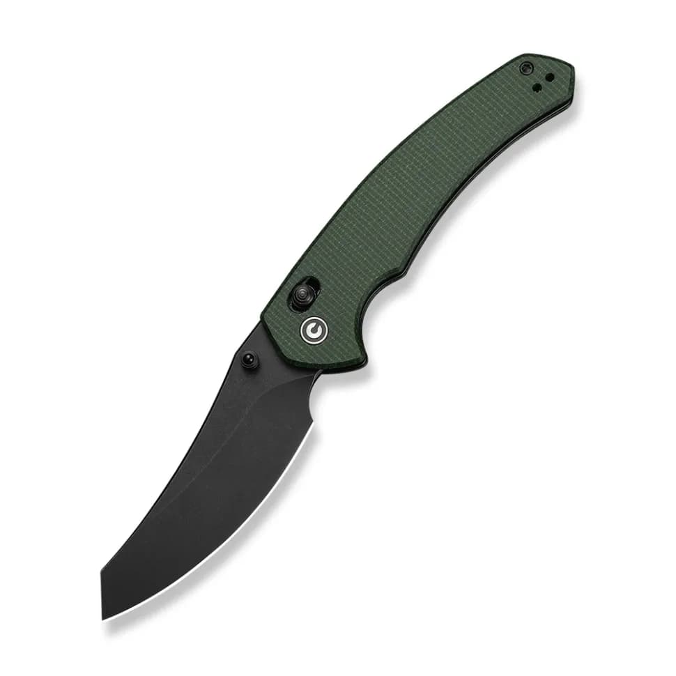 Ніж складаний туристичний Civivi Sixgill, (8.7 см) Nitro-V / Micarta темно-зелений - зображення 1