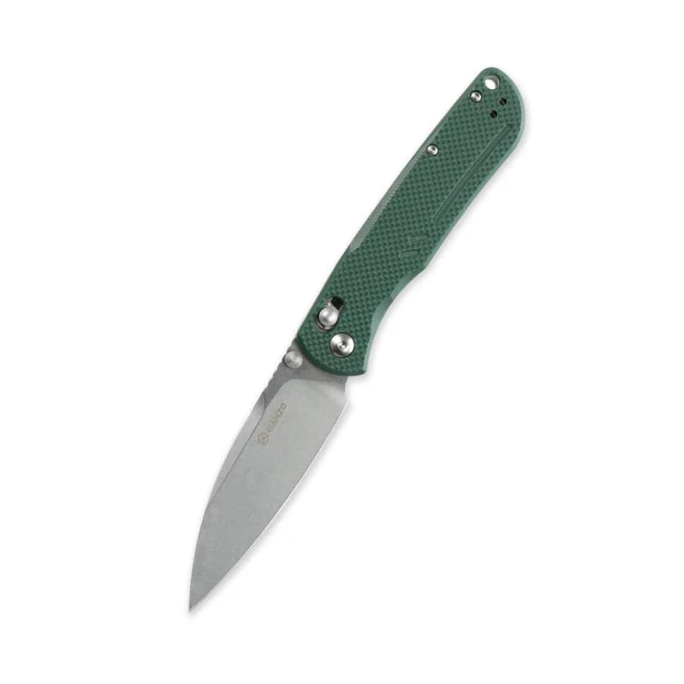 Ніж складаний туристичний Ganzo G771 (8.8 см) D2 / G10 зелений - зображення 1