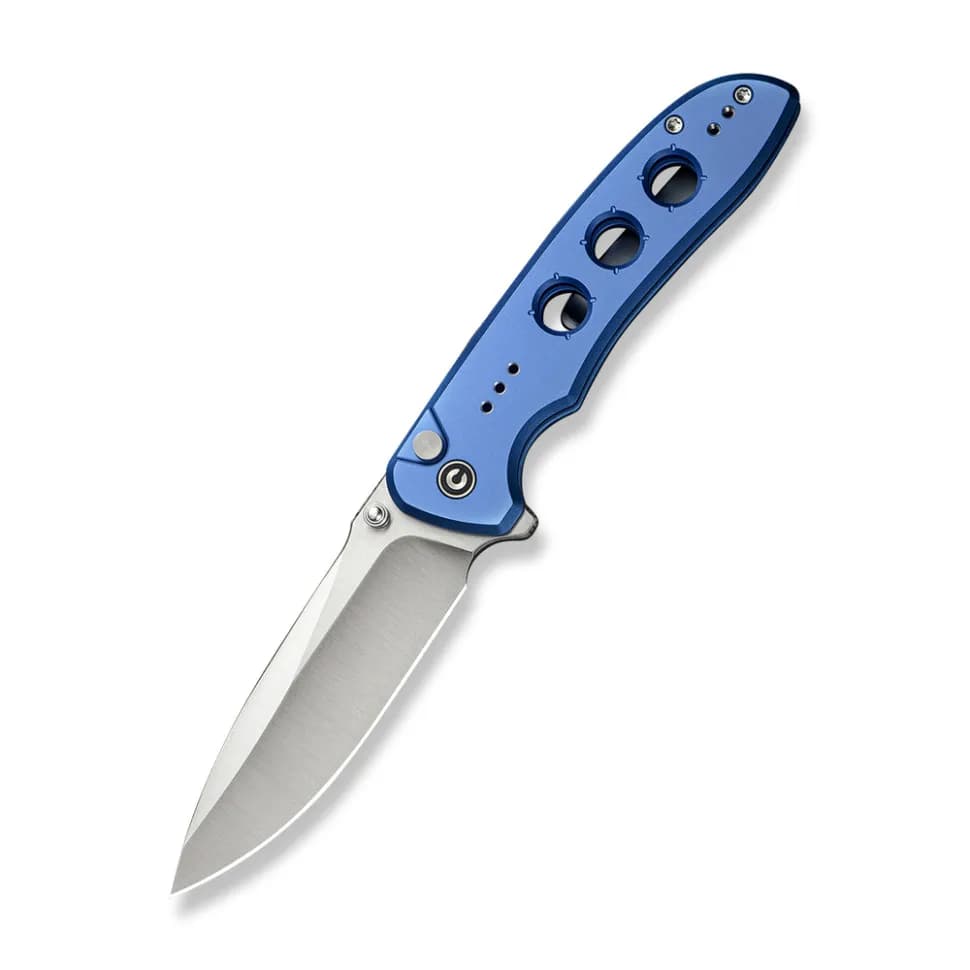 Ніж складаний туристичний Civivi Hyperpulse, (8.9 см) 14C28N / Aluminum синій - зображення 1