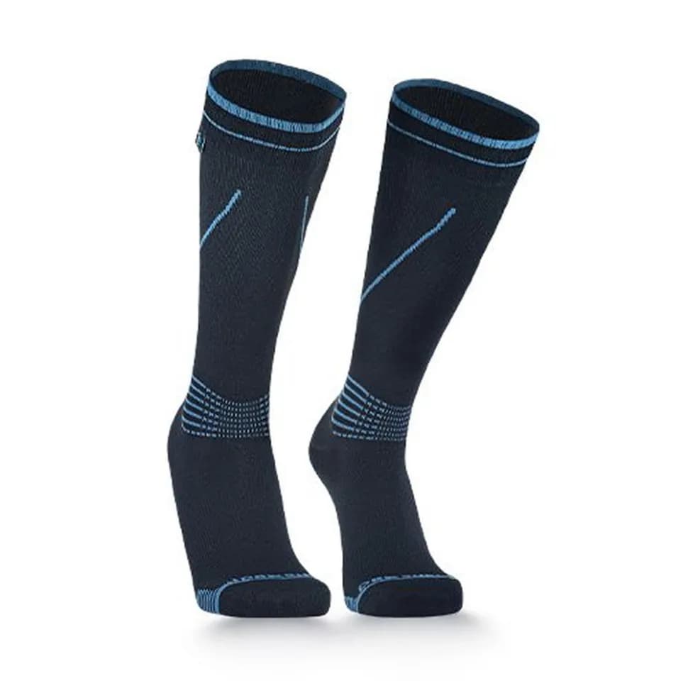 Водонепроникні шкарпетки Dexshell Longlite Socks 2.0, блакитні полоски, розмір S (36-38) - зображення 1