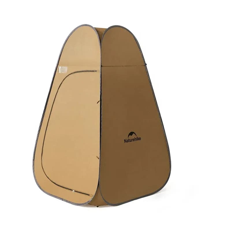 Душовий намет розкладний Naturehike NH17Z002-P, коричневий - зображення 1