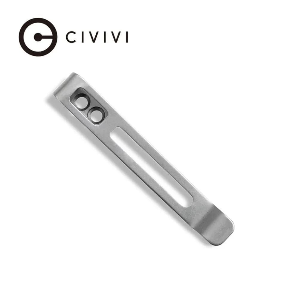 Кліпса кишенькова сталева Civivi без гвинтів CA-05B-V1 - зображення 1