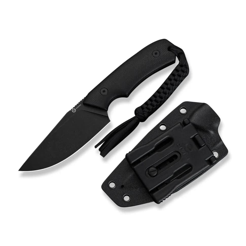 Ніж фіксований тактичний Civivi Gander, (9.2 см) 14C28N / Micarta чорний - зображення 1