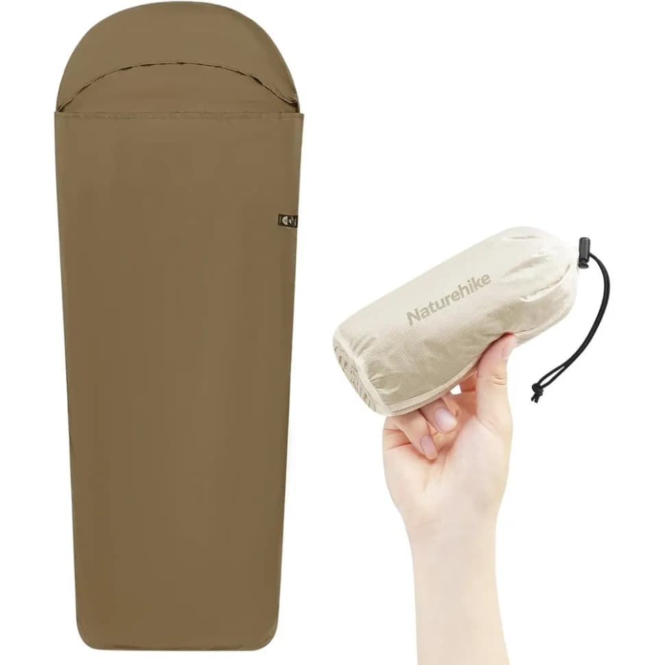 Підкладка для спального мішка Naturehike CNH22SD016, нейлон, коричнева - зображення 1