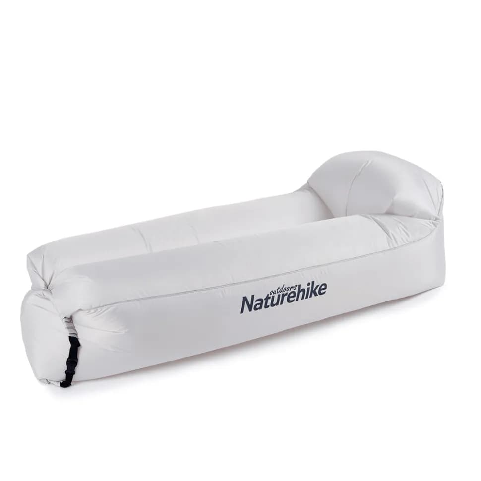 Матрац, ламзак надувний Naturehike NH20FCD06, 180х70х52 см, сірий, має чохол-рюкзак - зображення 1