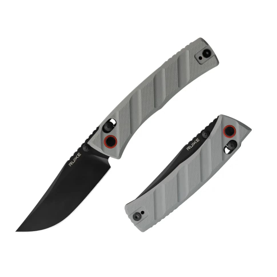Ніж складаний кишеньковий Ruike P856-K, (7.9 см) 14C28N / G10 сірий