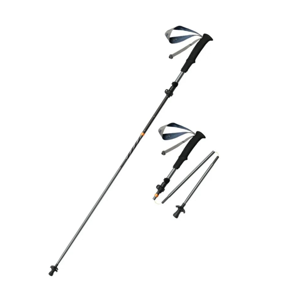 Трекінгова палиця Naturehike CNK2450DS013, 103-120 см, чорна - зображення 1