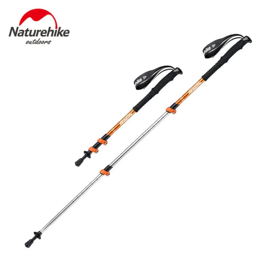 Трекінгова палиця 3-сек. Naturehike Women 6061 AL NH17D001-Z, 57-120 см, алюміній, золотиста - зображення 1