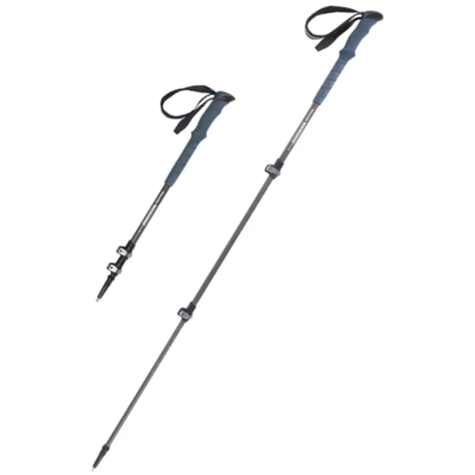 Трекінгова палиця Naturehike NH17D017-D, 56-120 см, чорна - зображення 1