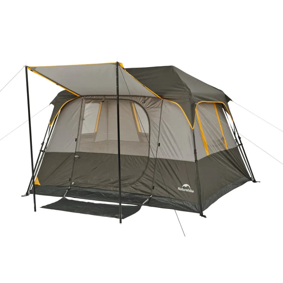 Намет чотиримісний Naturehike Cape Series 5.2 CNK2450WS037, сіро-коричневий - зображення 1
