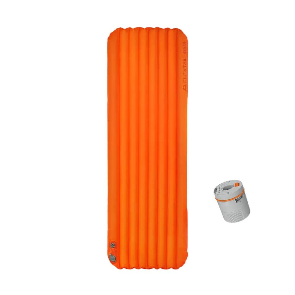 Килимок самонадувний Flextail Tiny Slleeping Pad R05 AVS, розмір L (196 х 55 х 7 см), помаранчевий - зображення 1