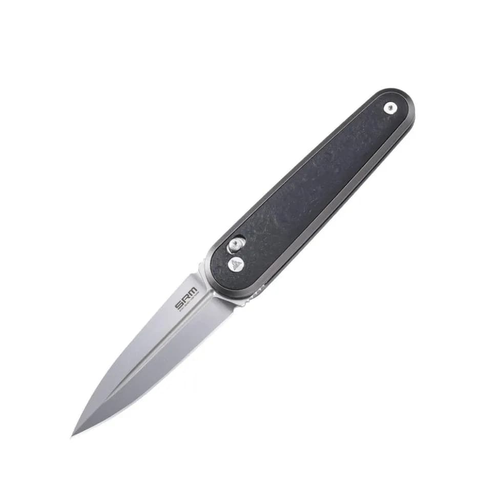 Ніж складаний кишеньковий SRM Twin 251MB-GB (7.6 см) N690 / G10 чорний - зображення 1