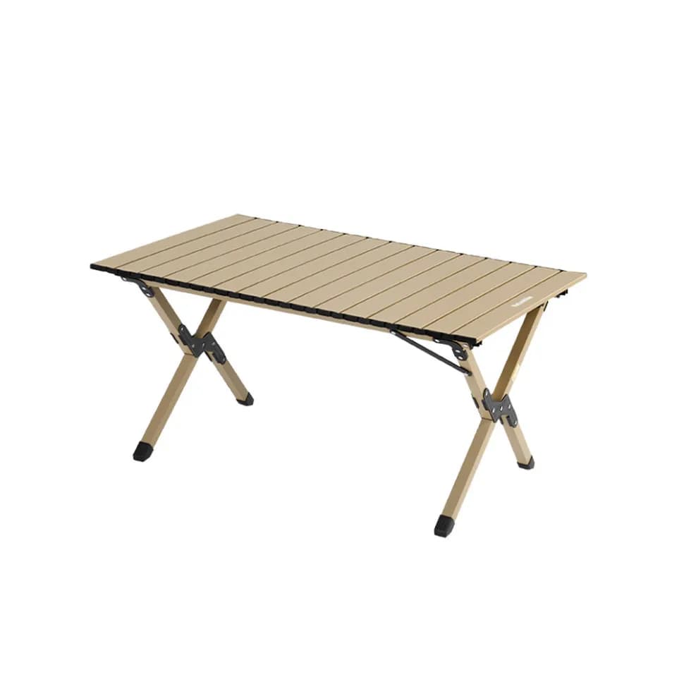 Складаний стіл Naturehike Star Jane T01 CNK2550JJ018, 89х60 см, вуглецева сталь, бежевий - зображення 1