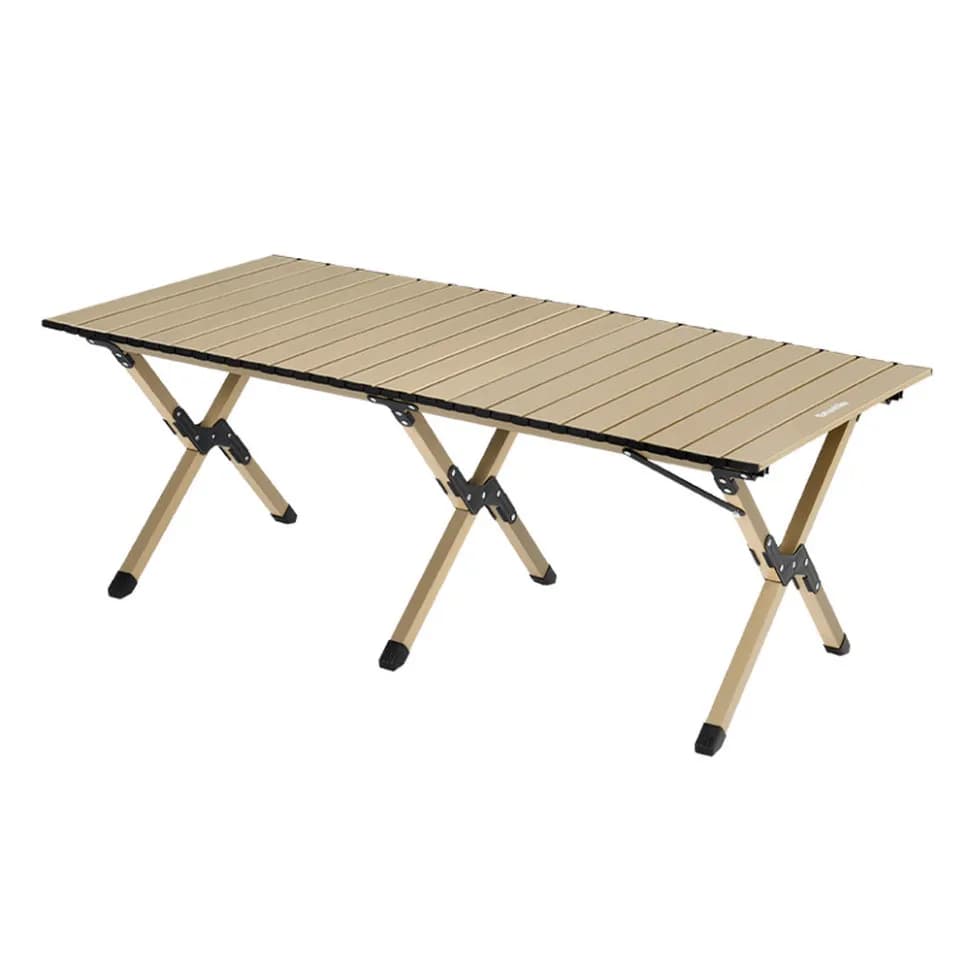 Складаний стіл Naturehike Star Jane T01 CNK2550JJ018, 119х60 см, вуглецева сталь, бежевий - зображення 1