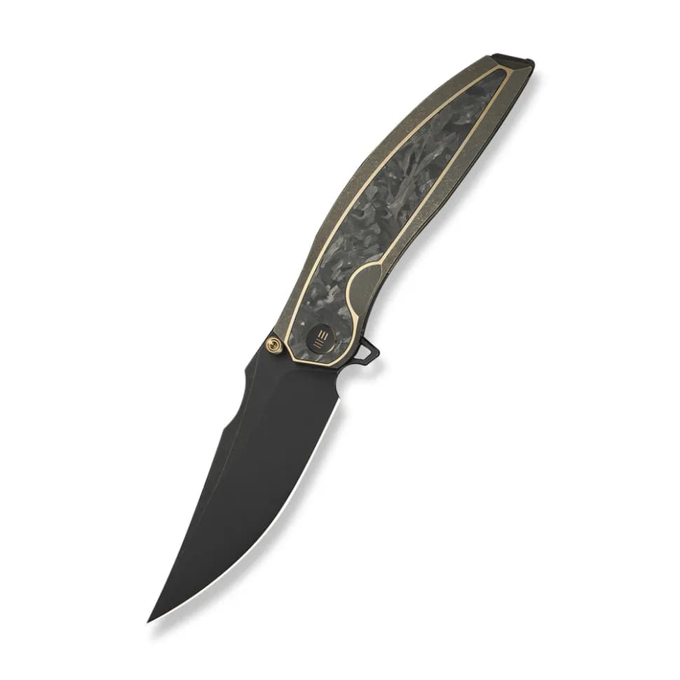 Ніж складаний мисливський Weknife Quinseris, (100,1 см) Bohler M390 / Titanium бронзовий - зображення 1