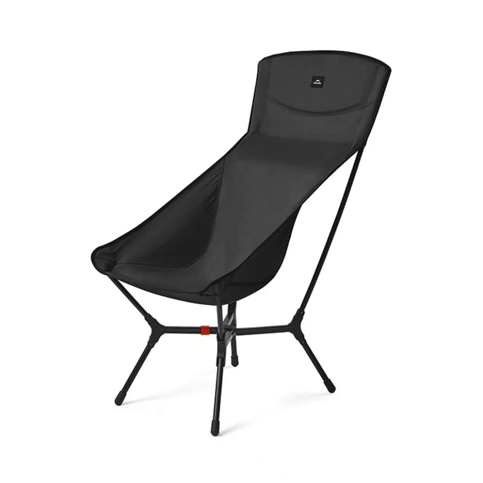 Стілець складаний ультралегкий Naturehike CNK2550JJ013 Yamami YL01, розмір L, алюміній, чорний - зображення 1