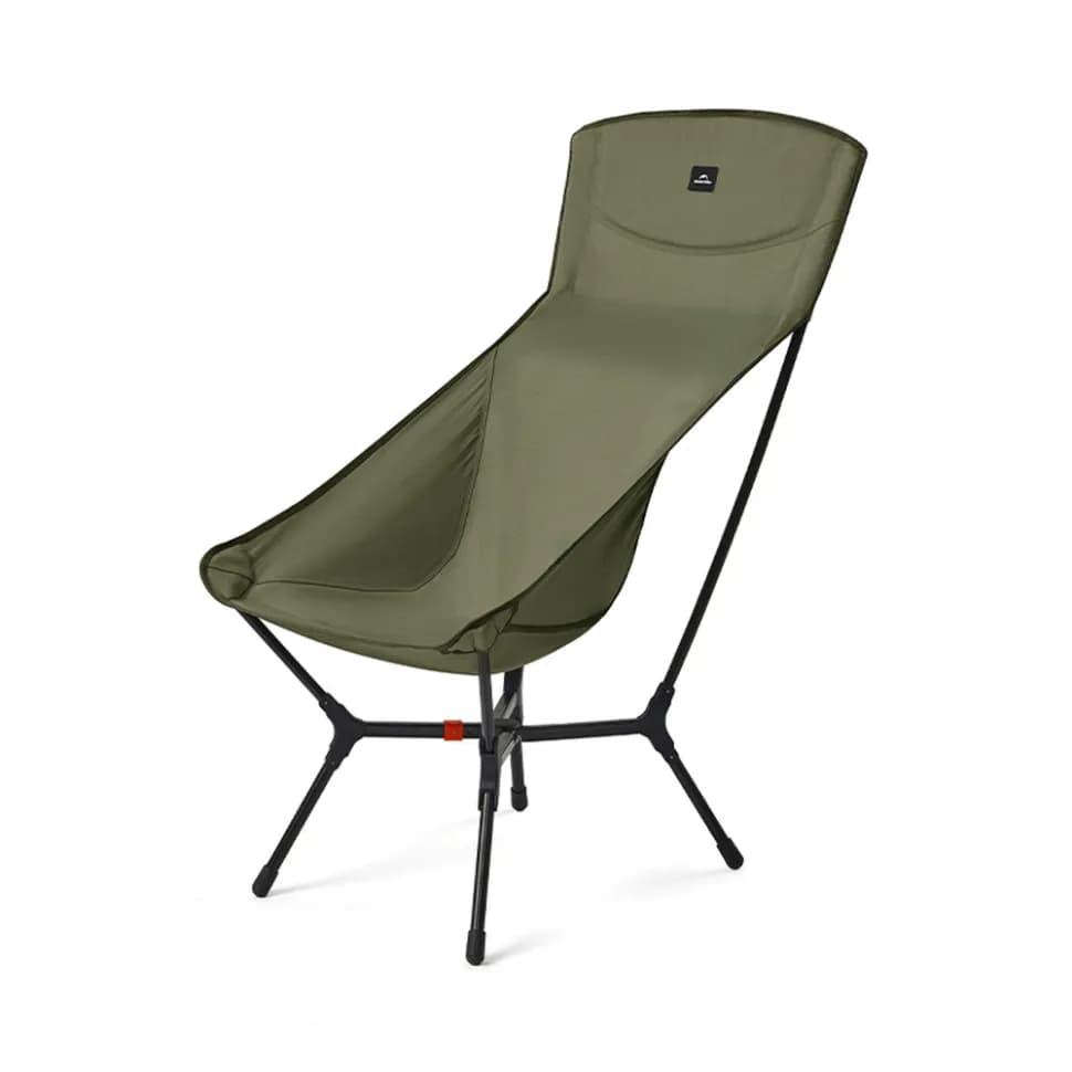 Стілець складаний ультралегкий Naturehike CNK2550JJ013 Yamami YL01, розмір L, алюміній, оливковий - зображення 1