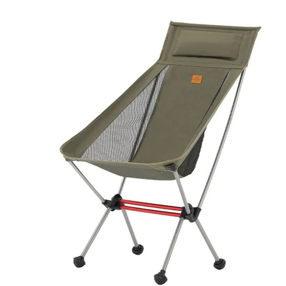 Стілець складаний ультралегкий Naturehike CNK2350JJ018 Stellaluna L02, алюміній, оливковий - зображення 1
