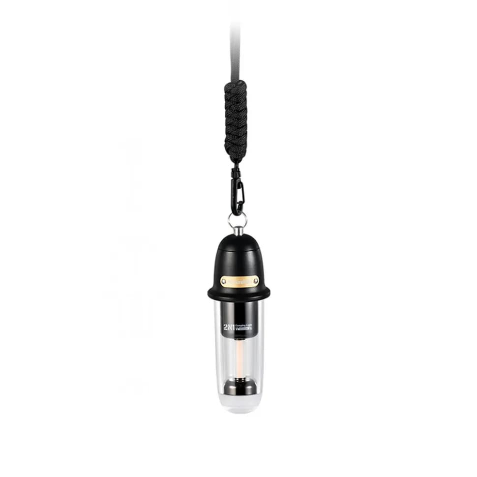 Ліхтар кемпінговий Naturehike CNK2350ZM010, 118х39мм, чорний - зображення 1