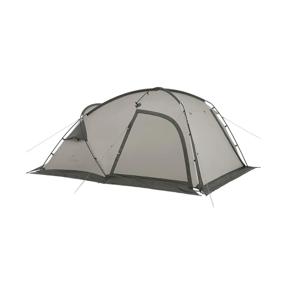Намет двомісний з великим тамбуром та навісом Naturehike Shandi CNK2300ZP017, сірий - зображення 1