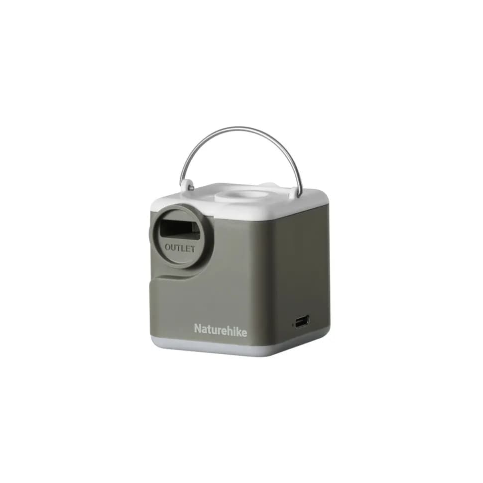 Багатофункціональний повітряний насос-ліхтар Naturehike CNK2550ZM012, зелений - зображення 1