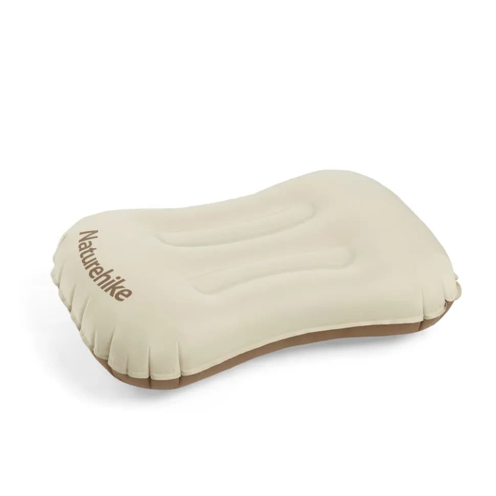 Подушка надувна ультралегка Naturehike NH17T013-Z, 42х32 см, бежева - зображення 1