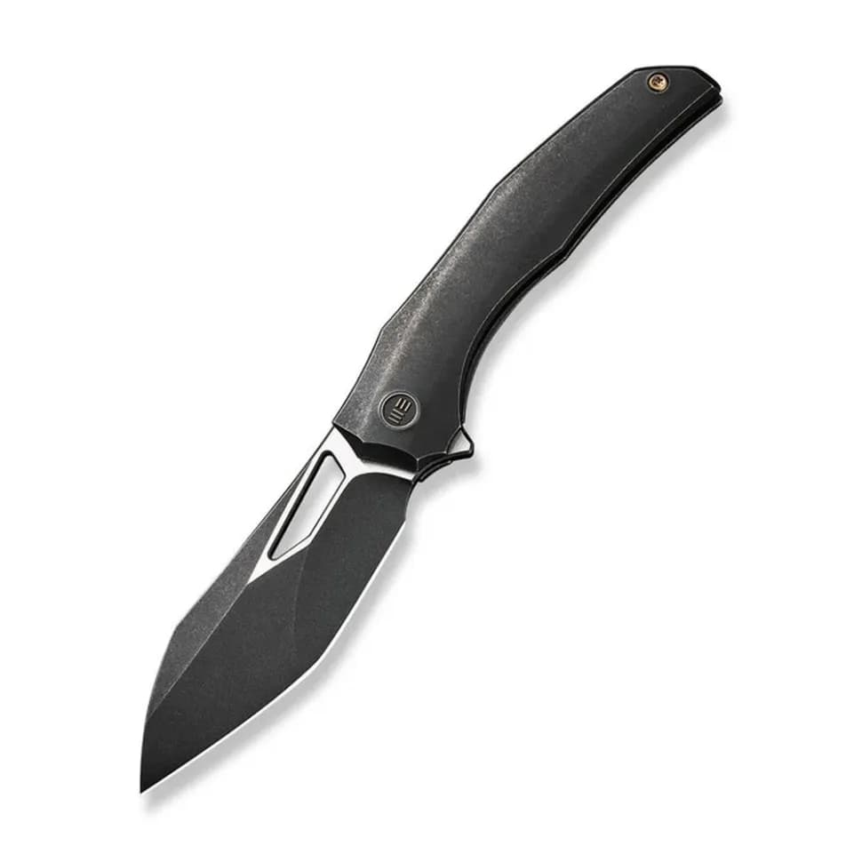 Ніж складаний туристичний WE Knife Ignio Mystery Box, (8.4 см) CPM 20CV / титан 6AL4V чорний - зображення 1