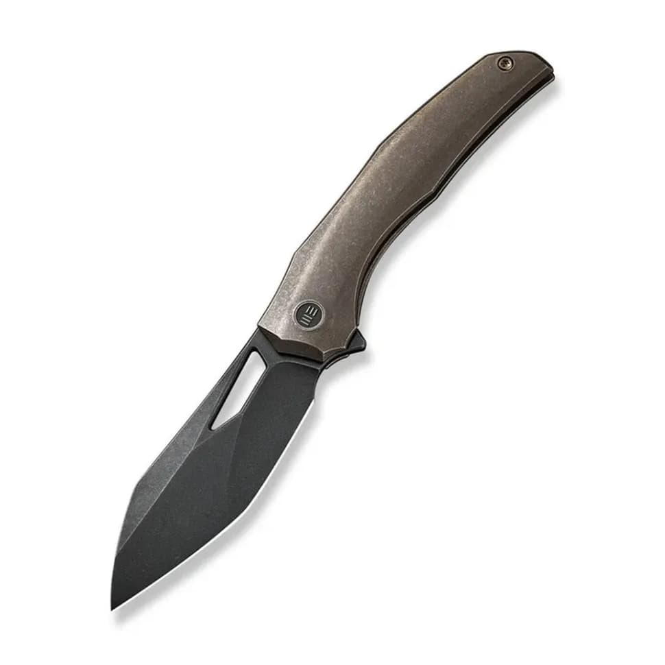Ніж складаний туристичний WE Knife Ignio Mystery Box, (8.4 см) CPM 20CV / титан 6AL4V бронзовий - зображення 1